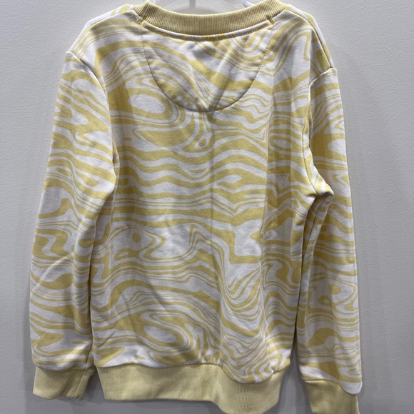 Nike Cream and Yellow marble Swirl Sweatshirt - Picture 2 of 5